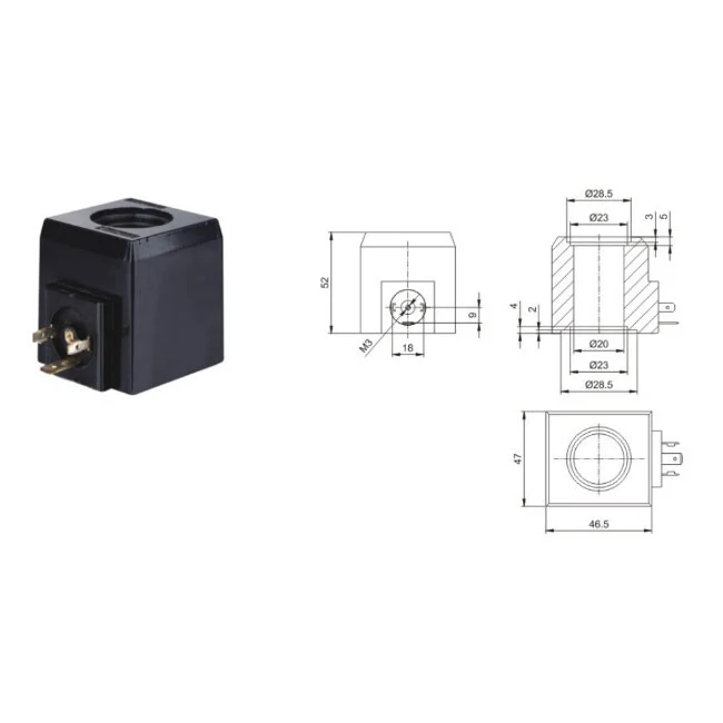 Hydraulische Magnetspule