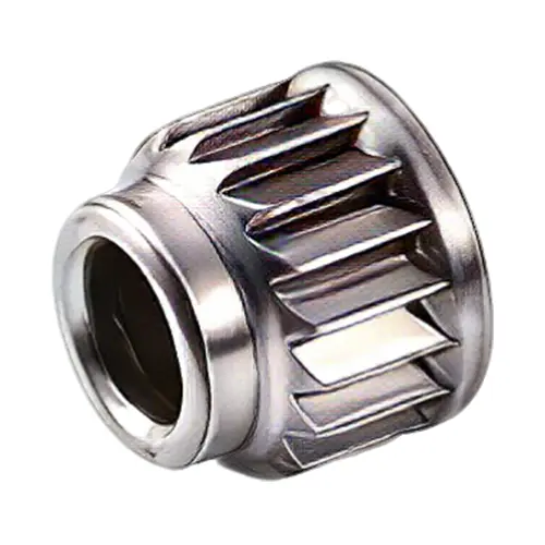 Metallbuchse mit Rändelung im Kaltstauchverfahren
